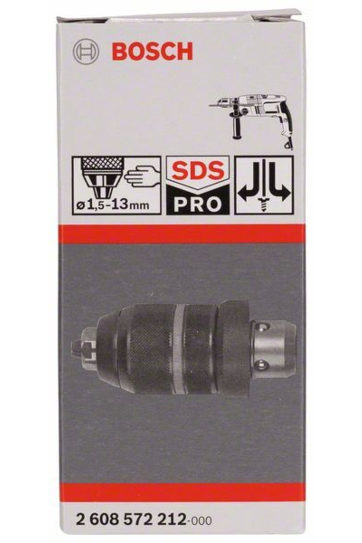 BOSCH Sds-plus Gbh 2-26dfr 1,5-13 Mm Mandren - 2608572212