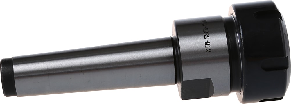 ER32 Mt3 M12 Konik Pens Chuck Tutucu Cnc Freze Torna Düz Takım Gümüş + Siyah (Yurt Dışından)