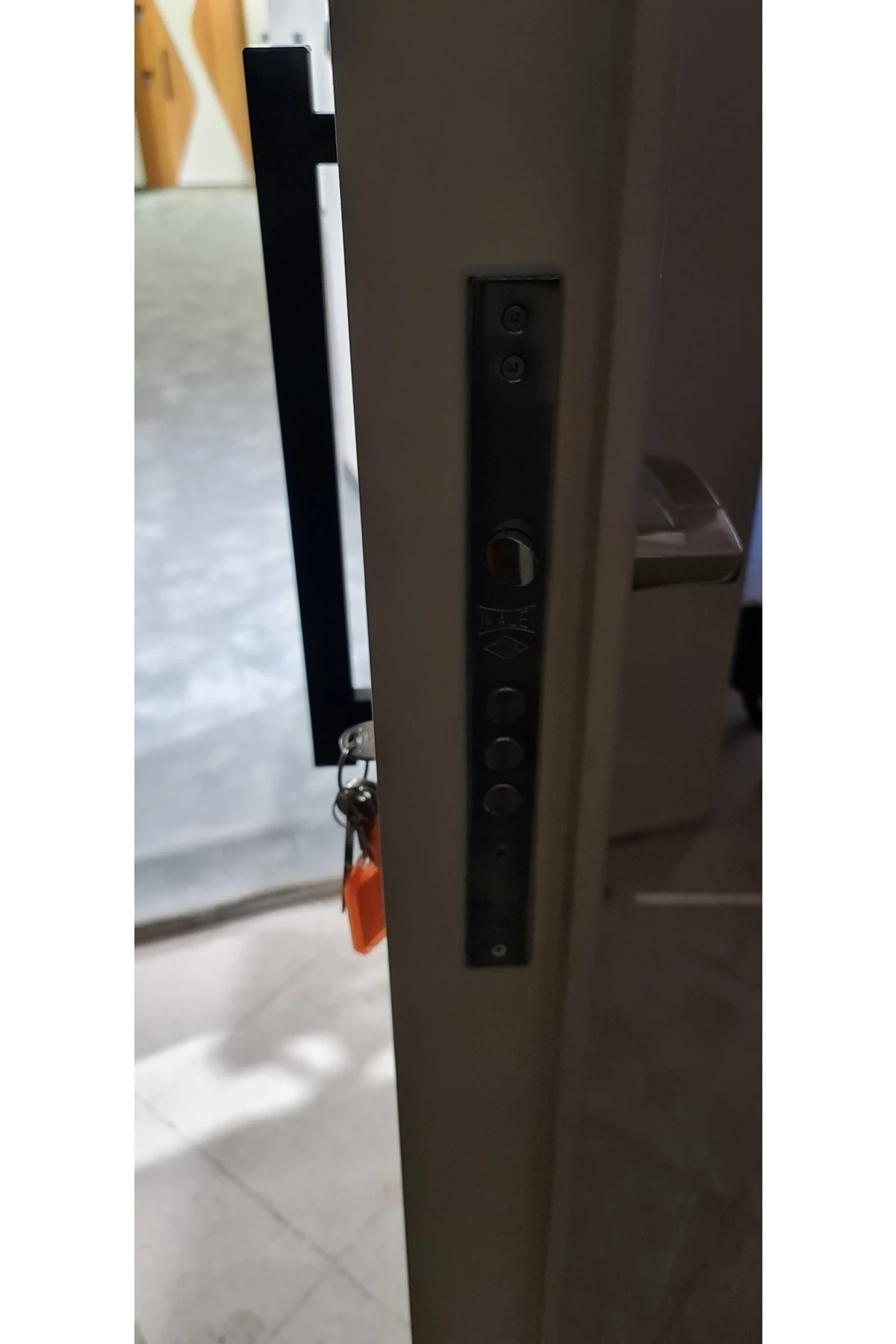 Çelik Kapı Antrasit Düz Model Çelik Kapı,tırnaklı Çelik Kapı, Çelik Kapı Sağ Açılım