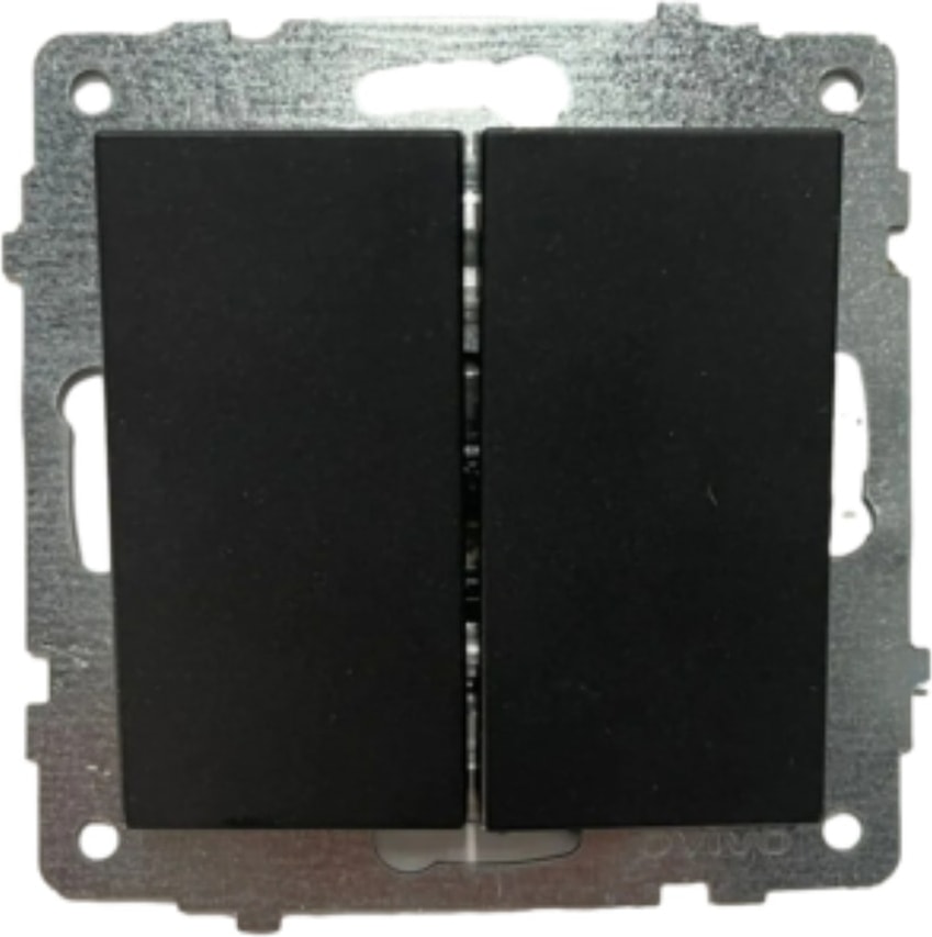 Grano Siyah Anahtar + Komütatör (Ikili) Anahtar Set