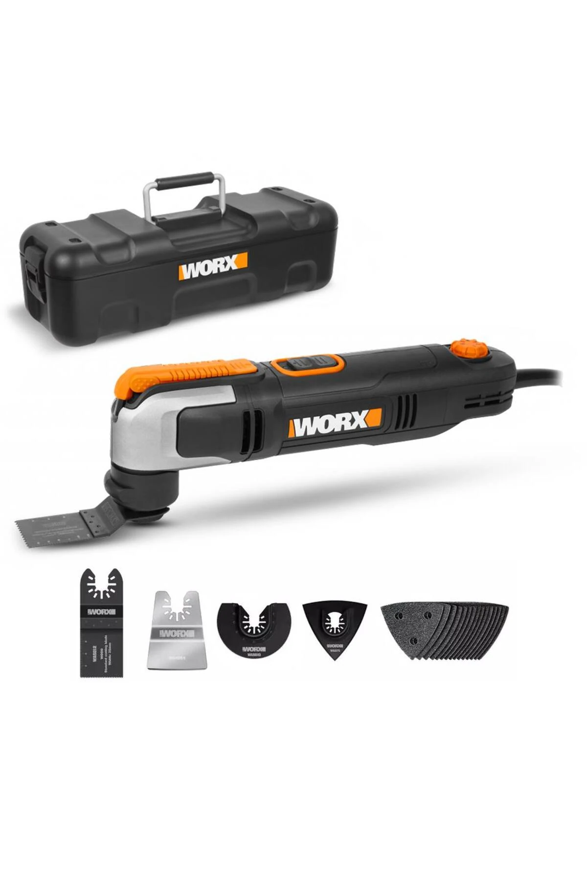 WX686 250Watt Profesyonel Çok Amaçlı Devir Ayarlı Kesme Raspalama ve Zımpara + 19 Adet Aksesuar