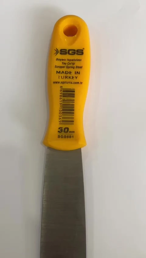 BOYACI SPATULASI YAY ÇELİĞİ 30 MM