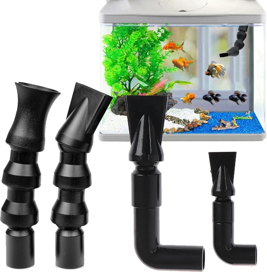 Od 25MM Yuvarlak S Stili Ayarlanabilir Akvaryum Filtre Pompası Döner Su Çıkışı Dönüş Borusu Konnektörü Sıhhi Tesisat Bağlantısı Balık Tankı Pompası Ördek Gagası Memesi (Yurt Dışından)