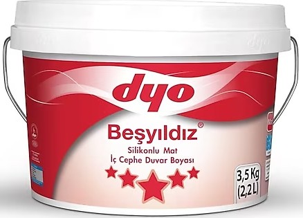 Beşyıldız Silikonlu Beyaz Iç 3,5 kg