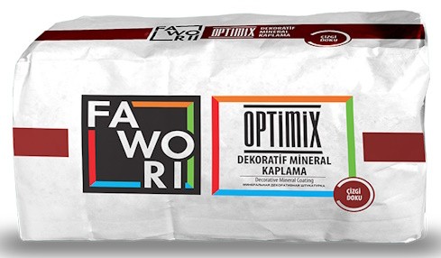 Fawori Optimix Dekoratif Kaplama (Çizgi Dokulu) 25 kg