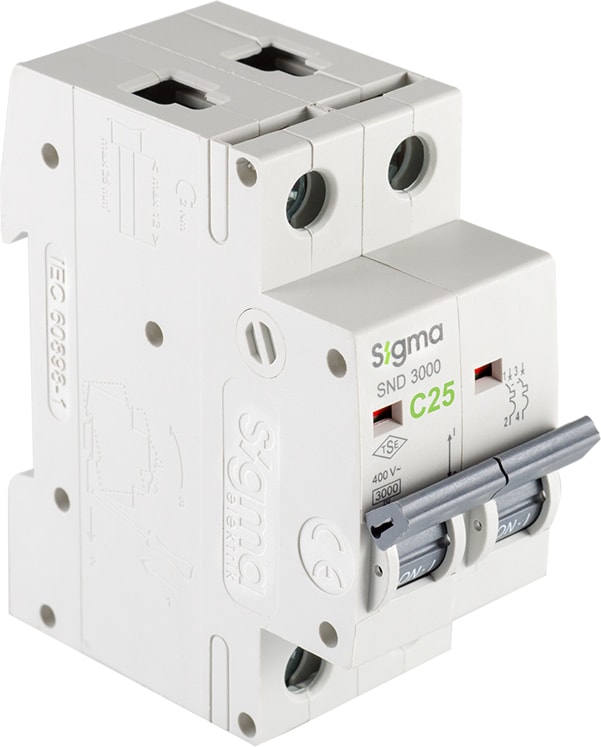 2X25A 3ka C Tip Otomatik Sigorta