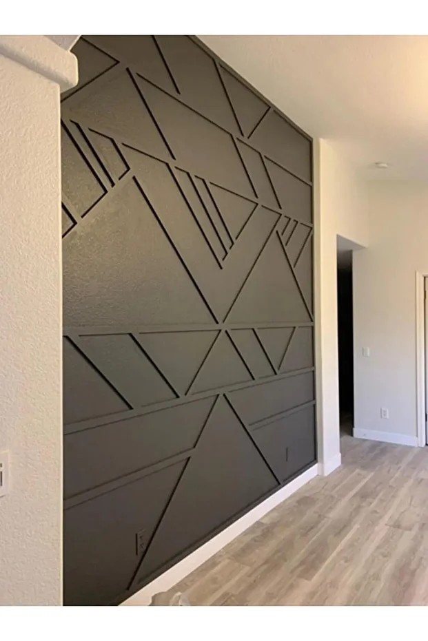 Boyanabilir Beyaz Düz Duvar Çıtası Dekoratif 4 Cm X 240 Cm 4 Adet