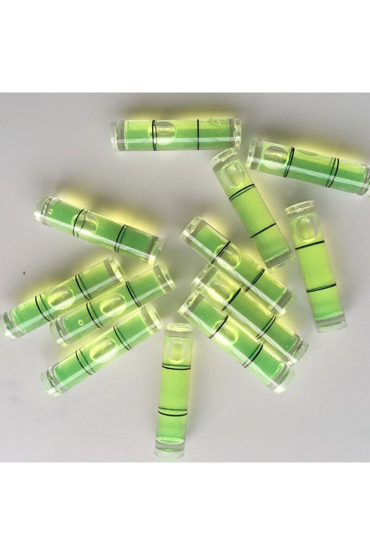 Su Terazisi Kapsülü Su Terazisi Tüpü Yatay Ölçüm (tv Askı Aparatı ) Proje 10 Adet Bubble Level