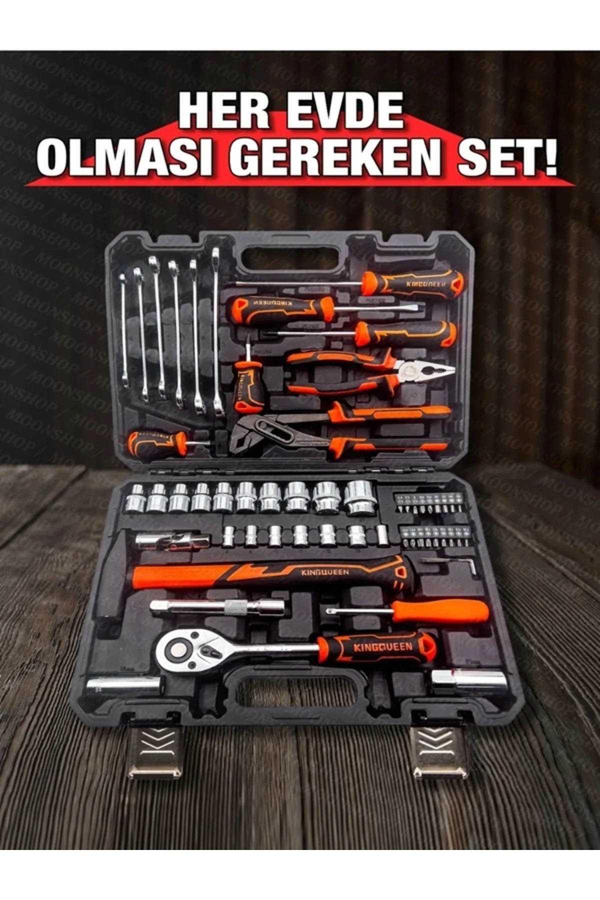 58 Parça Lokma Anahtar Takımı 1- 4 ve 1- 2 El Aletleri Seti