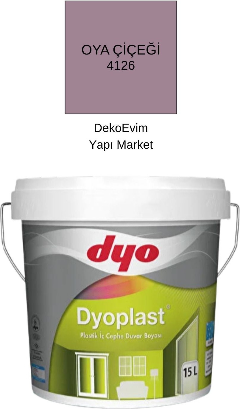 plast Plastik Iç Cephe Duvar B. Oya Çiçeği 15 Lt.