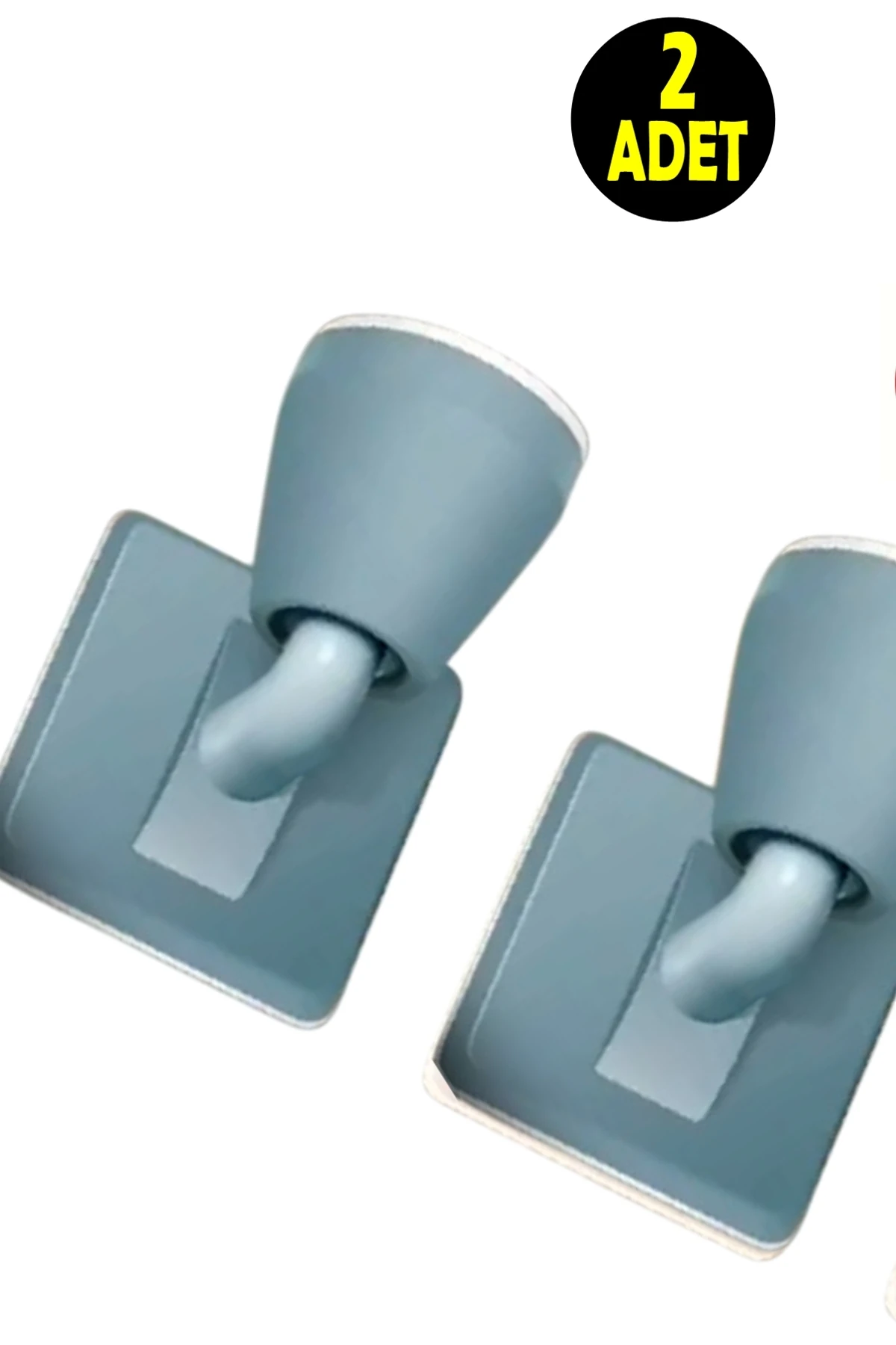 2 ADET Yapışkanlı Kapı Arkası Stoper-Yapışkanlı Kapı Pencere Çarpma Stoperi Kapı Tutucusu Tamponu