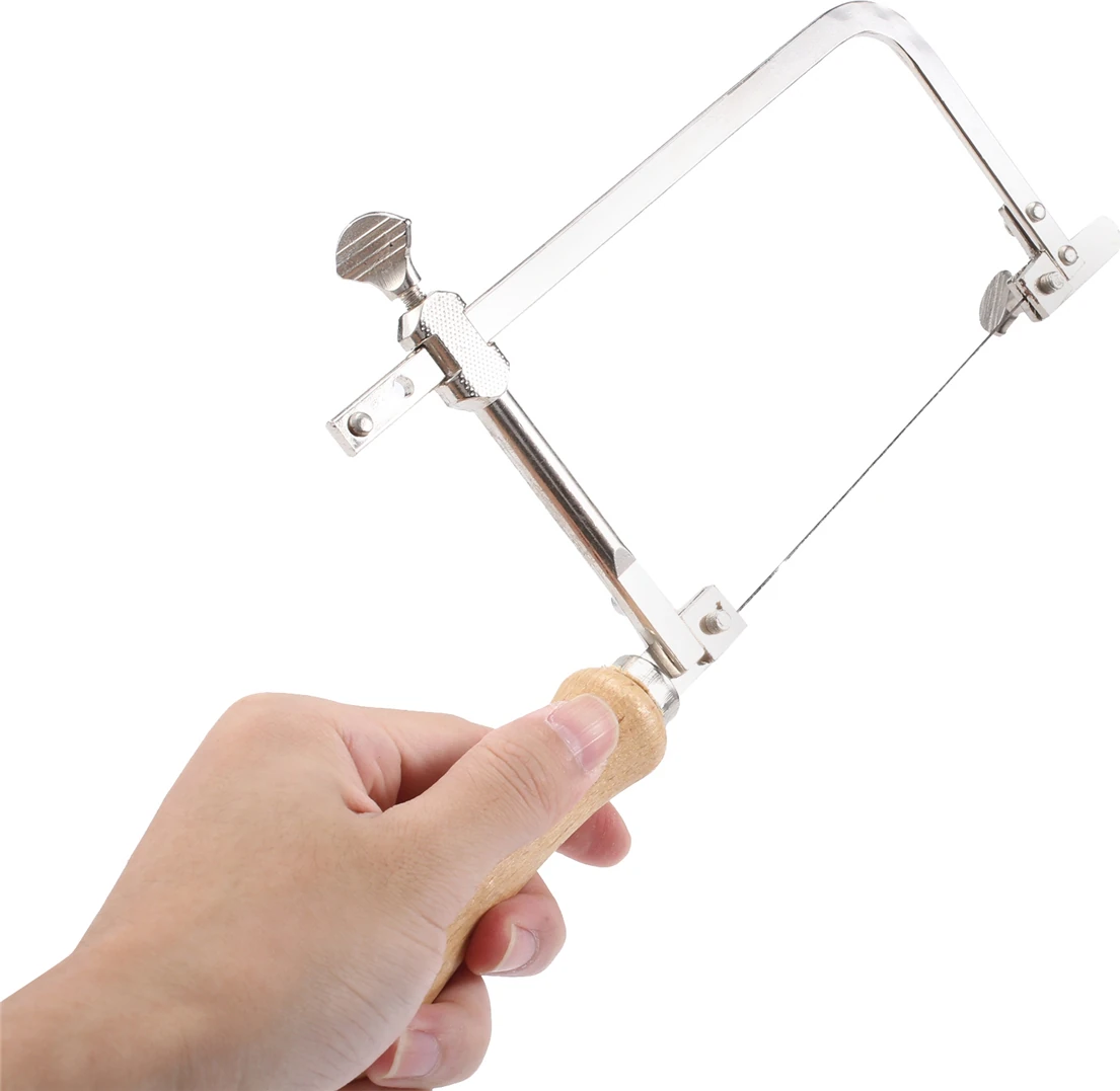 Başa Çıkma Testere Çelik Çerçeve ve 12 Adet Çap 1mm Tel Testere, Ahşap, Metal, Plastik Vb. Için Hassas Kesim. (Yurt Dışından)