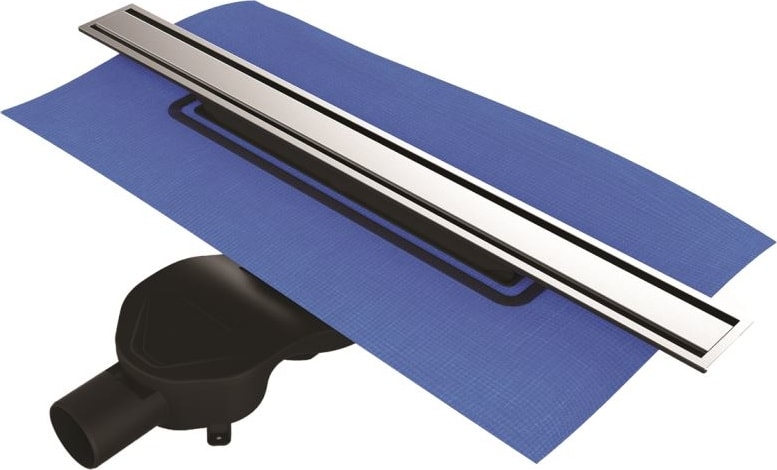40 cm Eco Duş Kanalı Yandan Çıkışlı Mat Krom