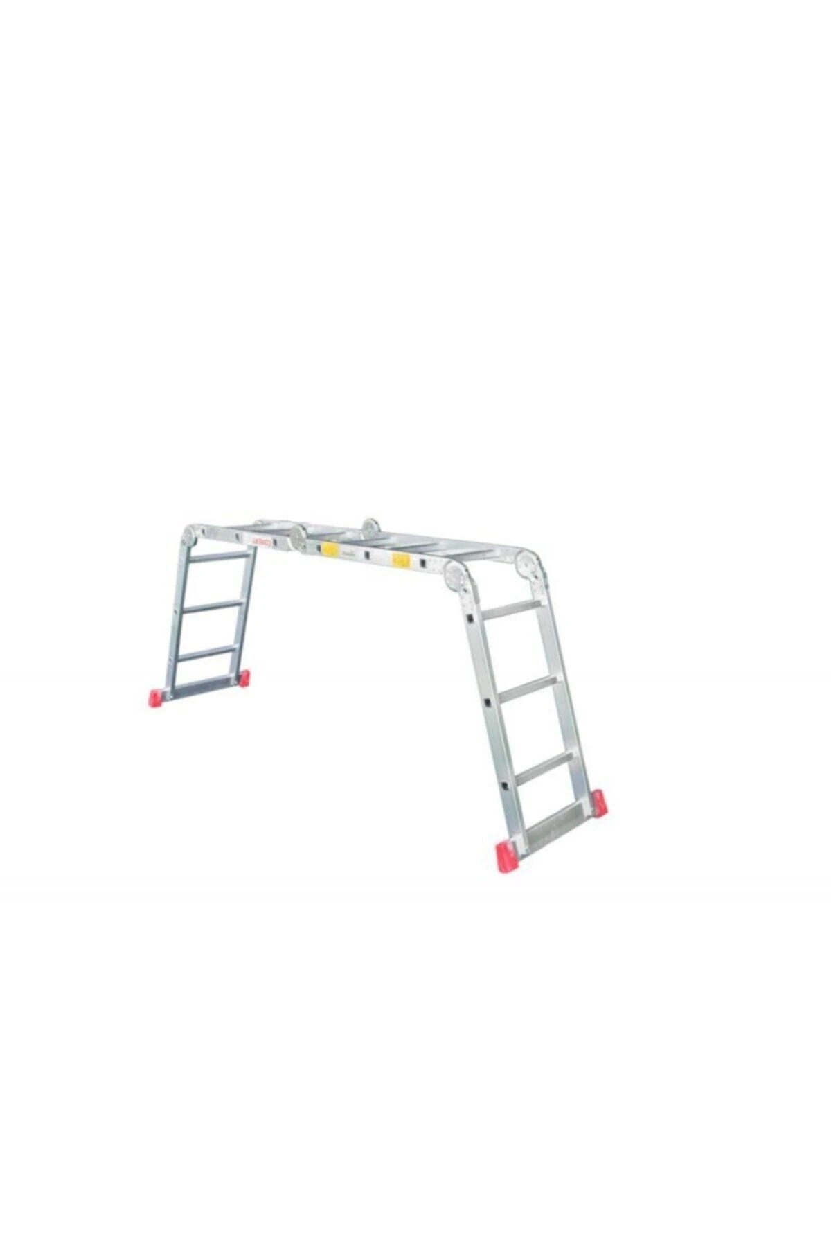 3,75 Mt A Kalite Alüminyum Akrobat Merdiven Yerli Üretim