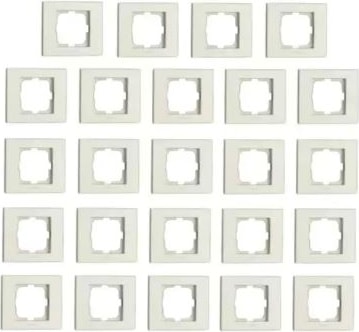 Grano Beyaz Natural Tekli Çerçeve 24 Adet