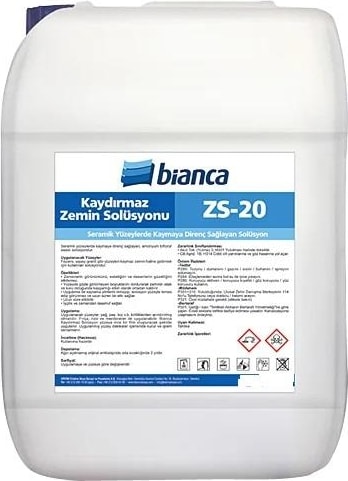 Zs-20 Kaydırmaz Zemin Solüsyonu 20 Lt Şeffaf