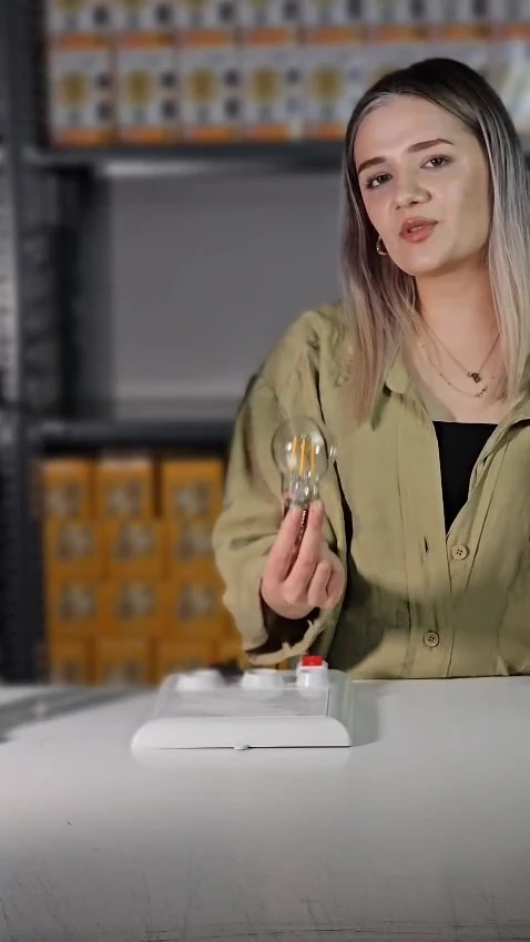 Rustik A60 Led Filament Ampul E27 Gün Işığı Aydınlatma Ampülü Led Ampül