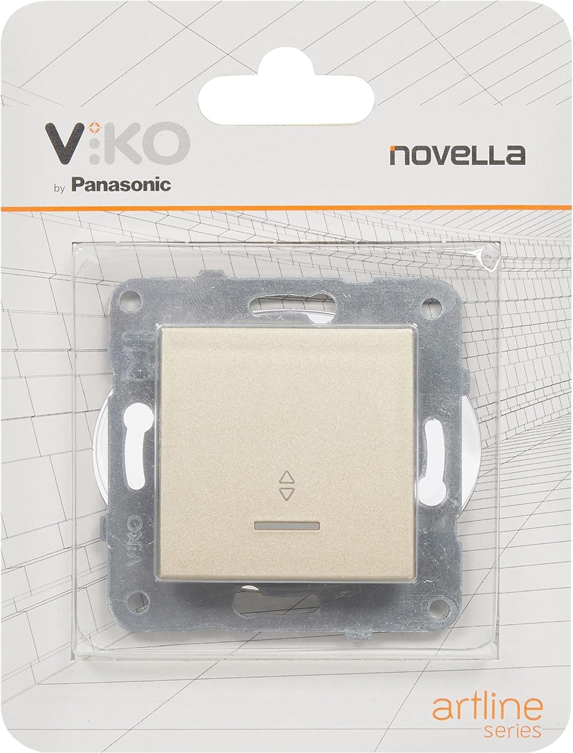 Novella Trenda Bronz Işık Veavien Mekanizma+Düğme Kapak Çabuk Bağlantı