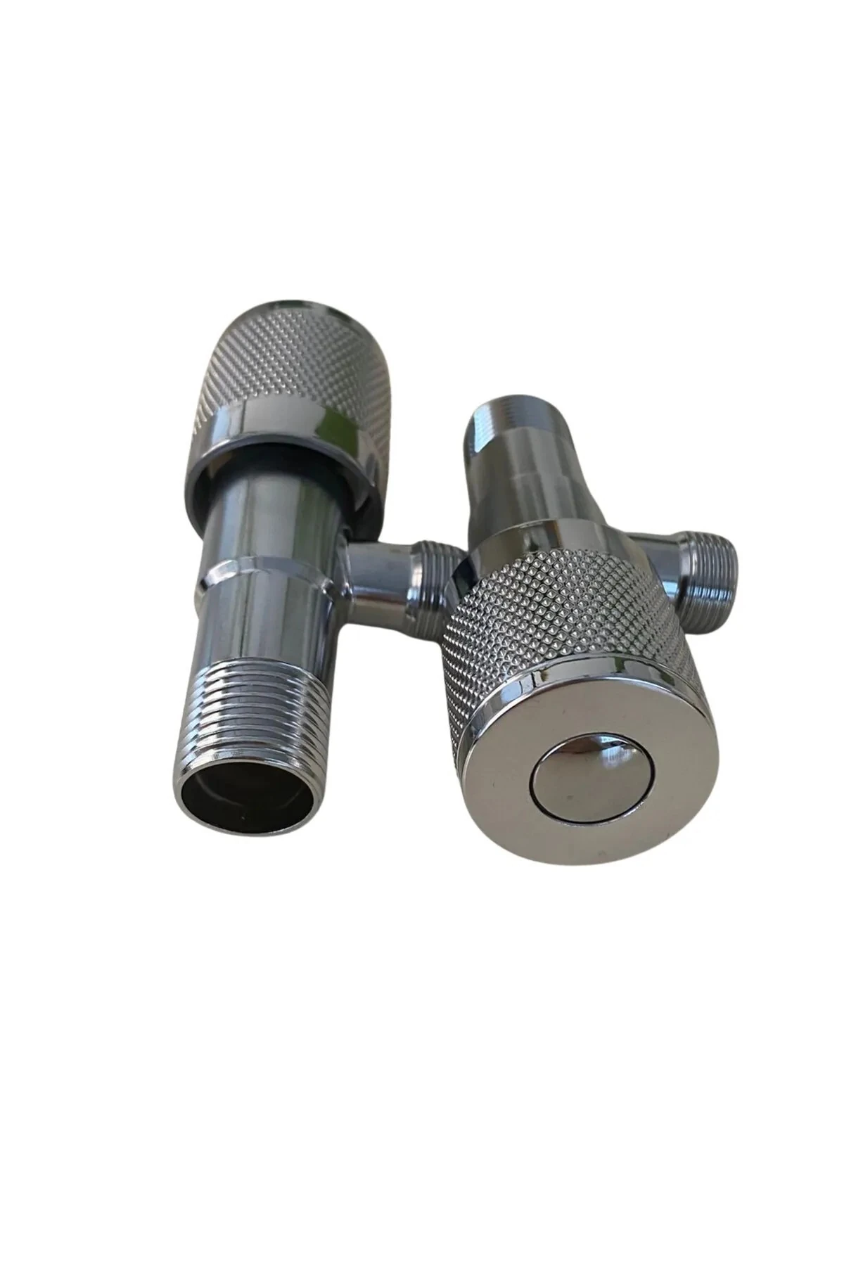 Lüks Krom Kaplama 2’li Ara Musluk Seti Su Tasarruflu Dayanıklı Modern Banyo ve Mutfak Musluğu