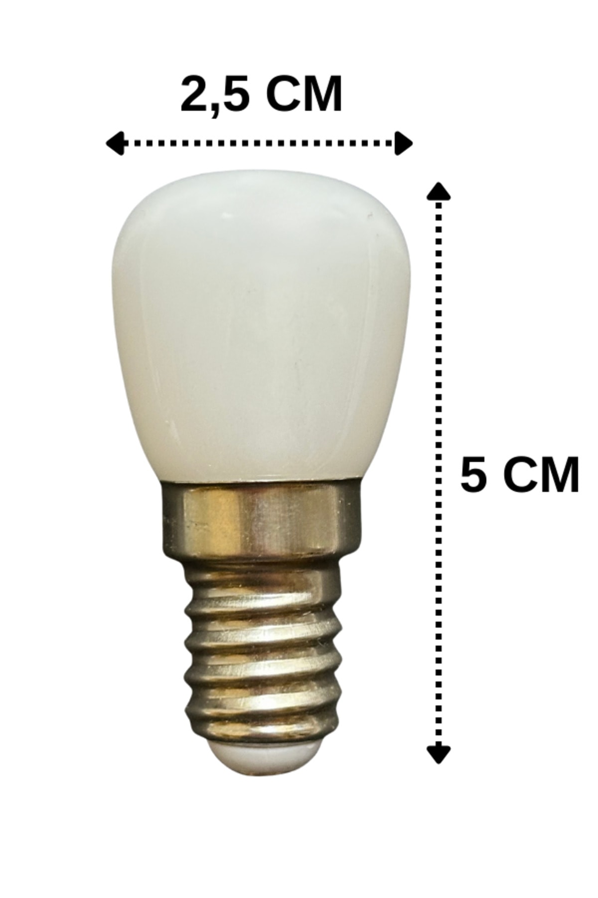 (5 Adet) 2W (14W) 3000K (Sarı Işık) E14 Duylu (İnce Duy) Dim Edilebilir Soft Led Mini Ampul