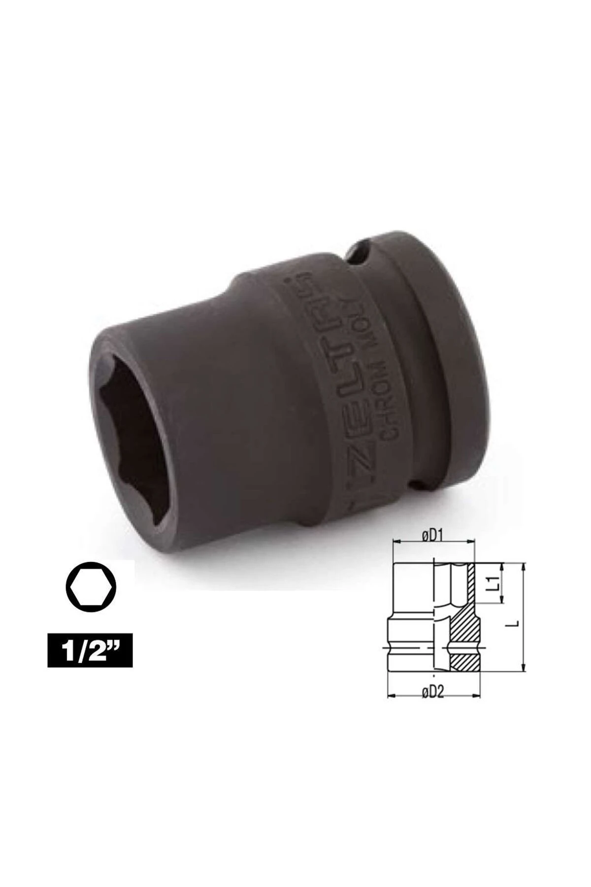 İZ.17MM HAVALI LOKMA 1/2"