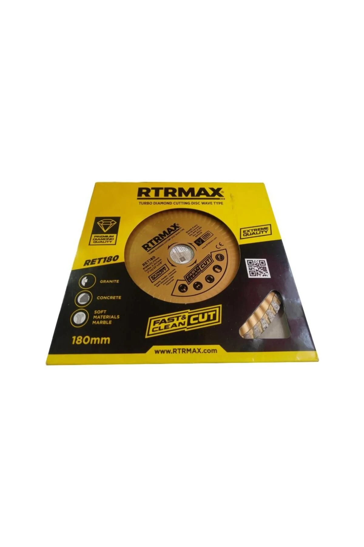 Turbo Kanallı Elmas Kesici Disk Ret180