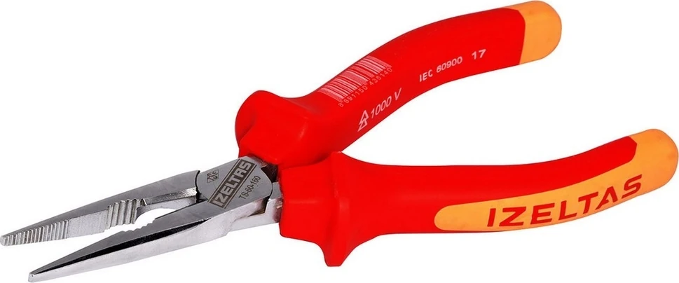 200 Mm Uzun Düz Kargaburun Elektrikçi İzoleli 1000 V