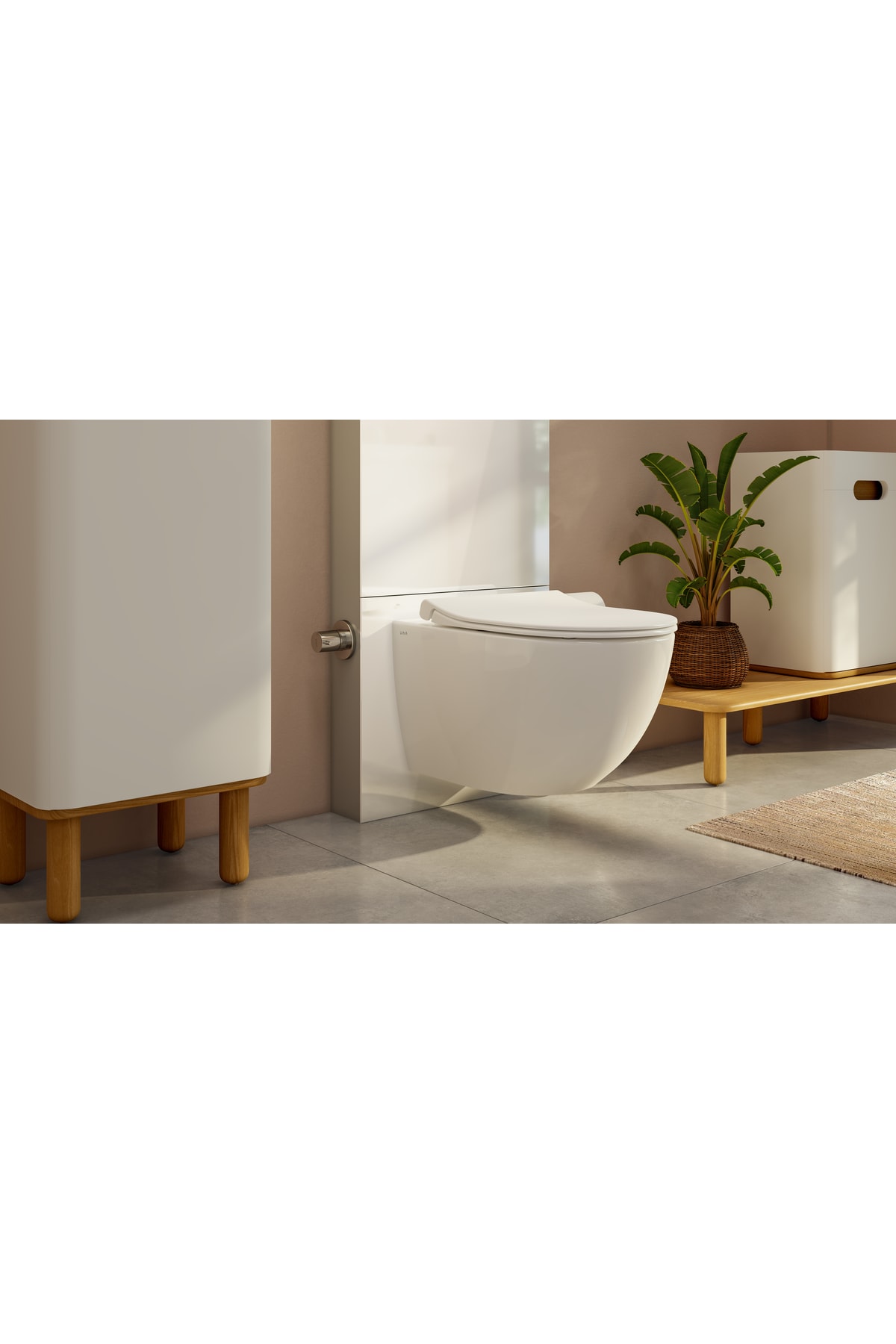 Sento 7748b003-6248 Asma Klozet Ve Klozet Kapağı Seti, Beyaz