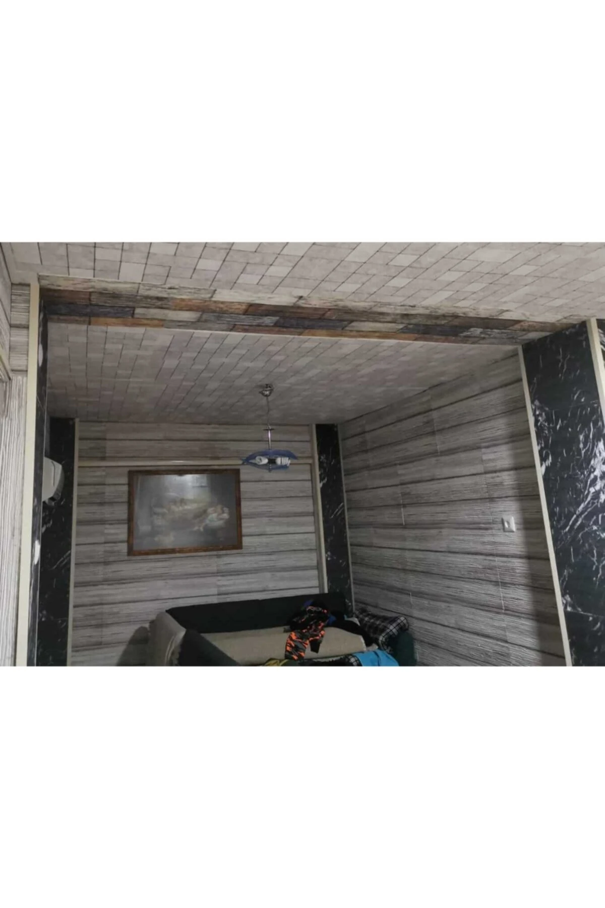 5 Adet X Ahşap Desenli 3 Boyutlu Renkli Strafor Köpük Duvar Kaplama Paneli (wd-704)