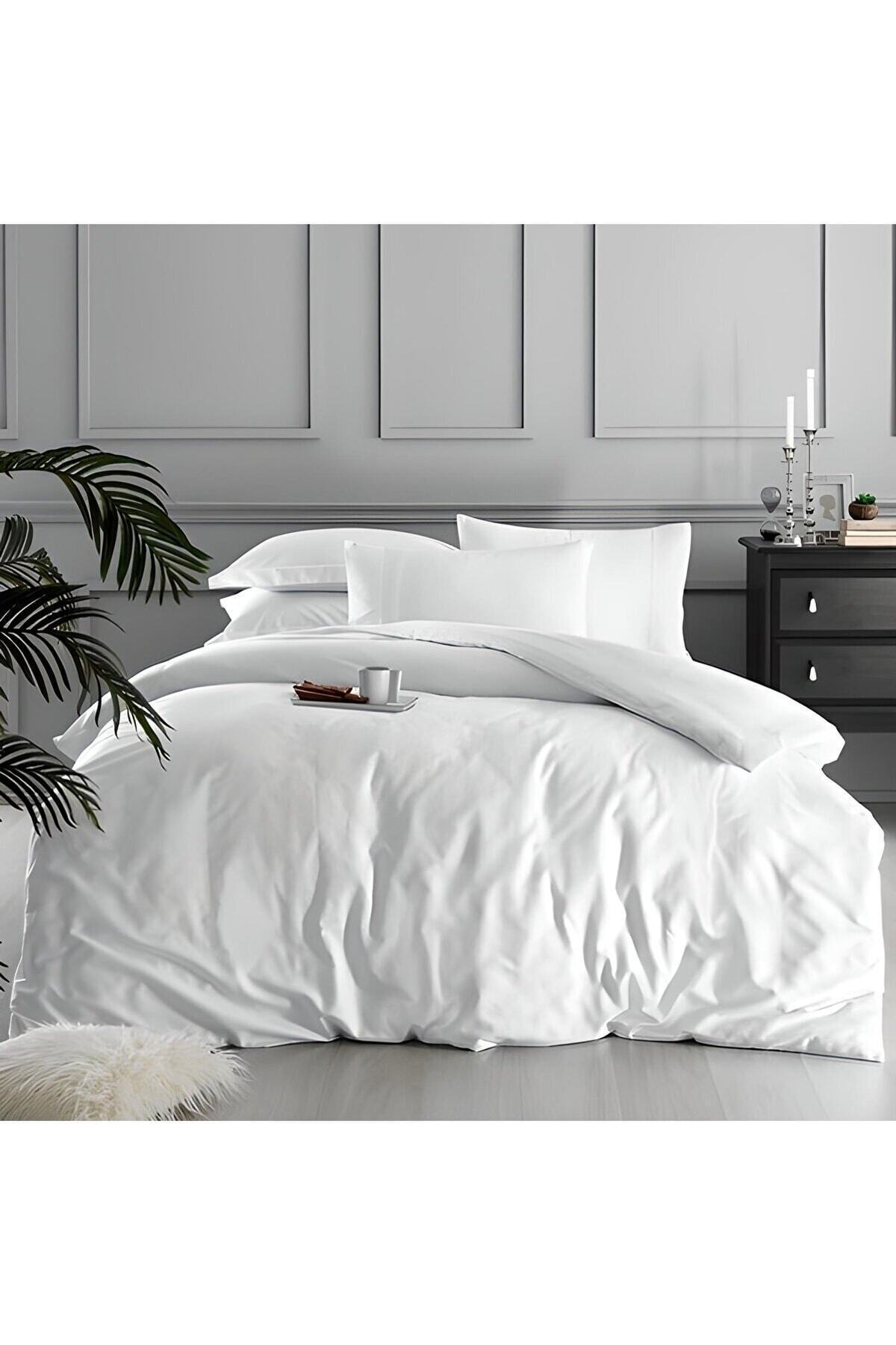 Pamuk Saten King Size - Battal Boy Nevresim Takımı - 220*240 Ölçülerinde