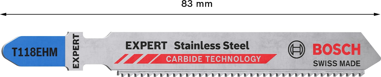 BOSCH Expert 'stainless Steel' T 118 Ahm Dekupaj Testere Bıçağı 3 Parça