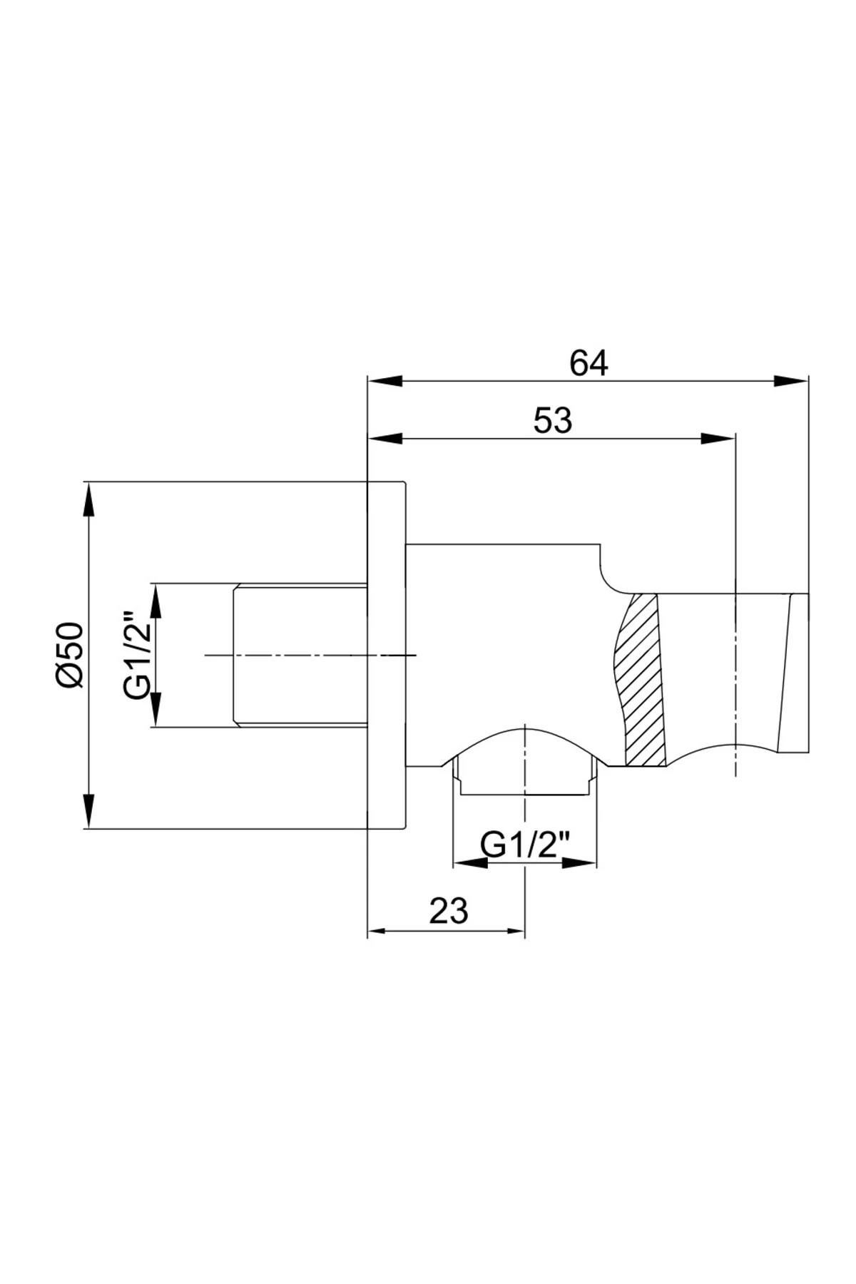 Dalia Ankastre Duş Seti 2-Yollu Mat Siyah 102199773C1