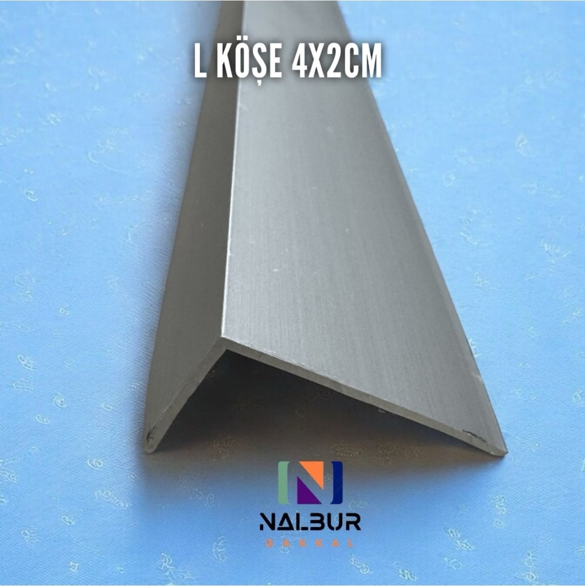 20X40 mm Pvc ve Alüminyum Köşebent Profil, 1 Metre