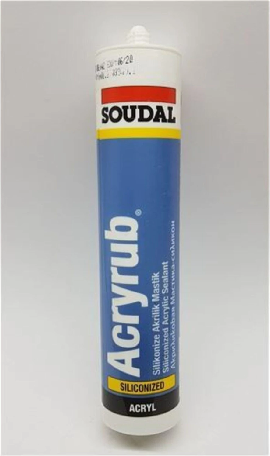 Silikonize Akrilik Mastik Beyaz 500 gr