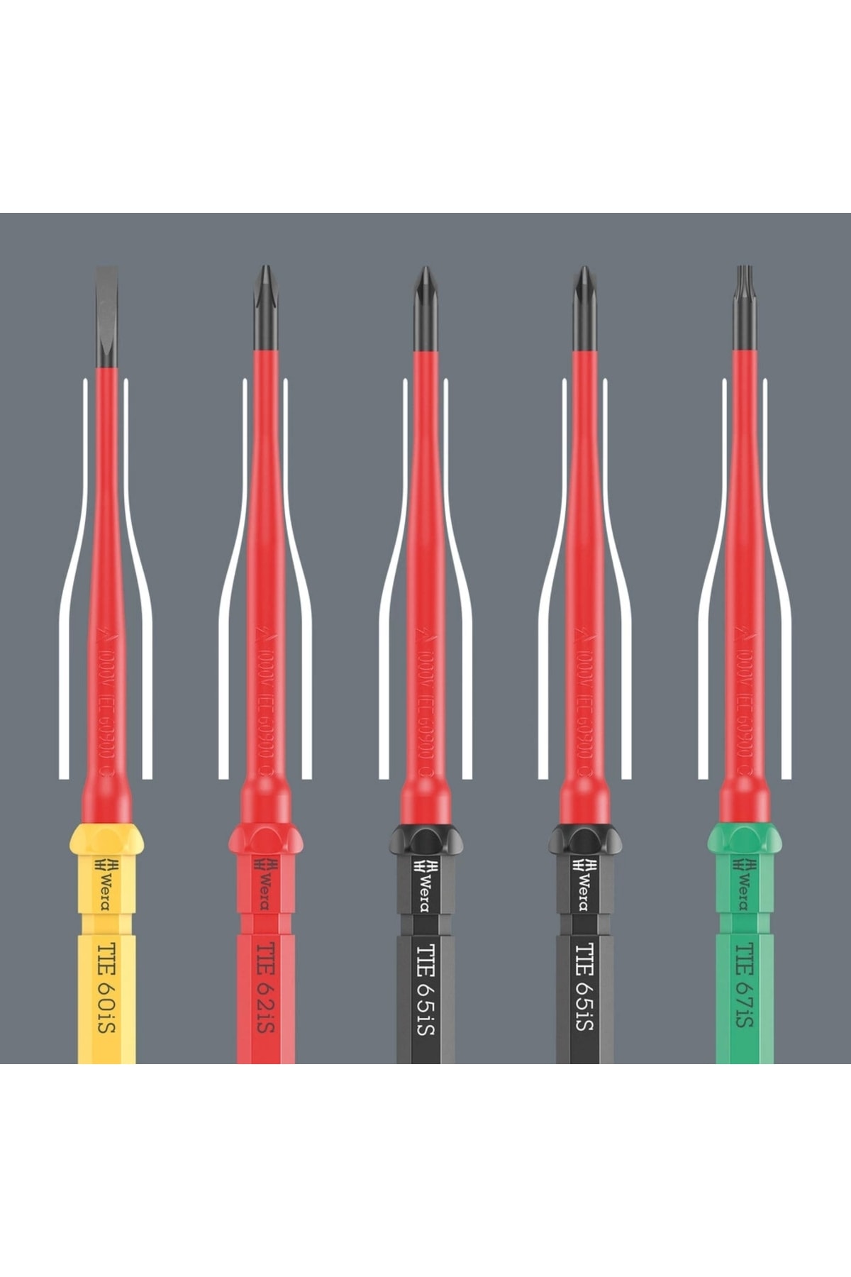 WERA Kraftform Kompakt VDE 60 iS Take it Easy, 0.8 x 4 x 157 mm