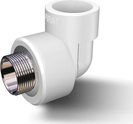 Pprc 20 mm-1/2" Dış Dişli Dirsek