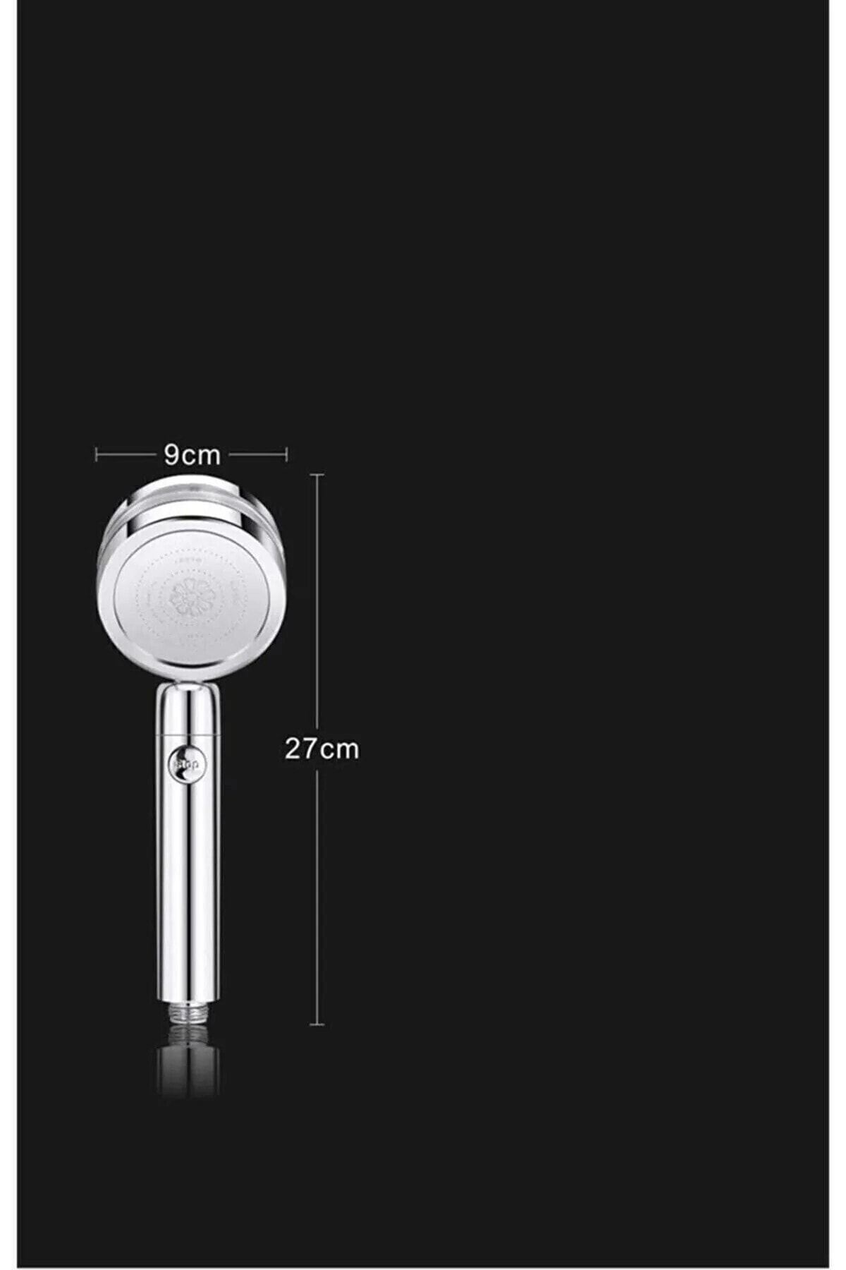 Turbo Pervaneli Duş Başlığı Seti Mafsal Krom – Yüksek Basınçlı, Ekonomik ve Su Tasarruflu