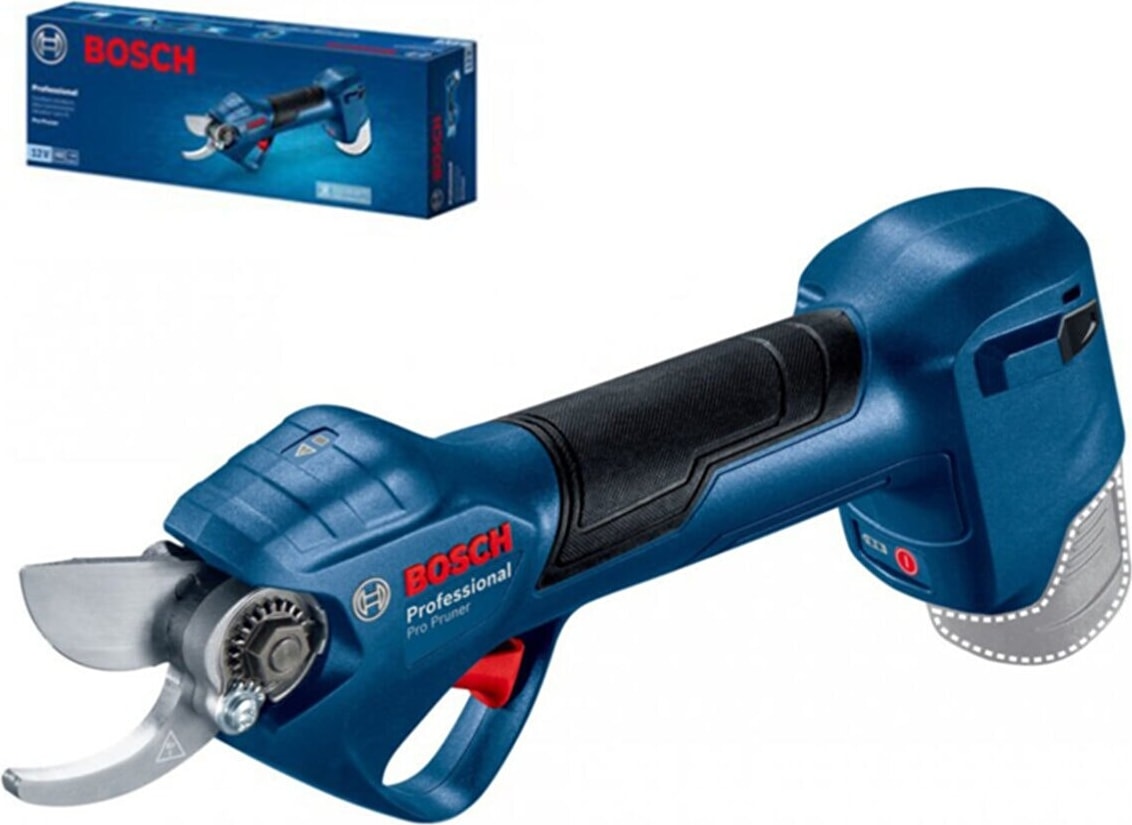 BOSCH Gsr 120-LI 12 Volt 2.0 Ah Çift Akülü Vidalama (Matkap) +  Pro Pruner Akülü Dal Budama Makası