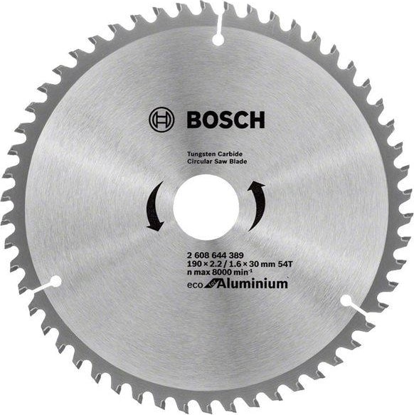 BOSCH Alüminyum Daire Testere Optiline 190X30-54