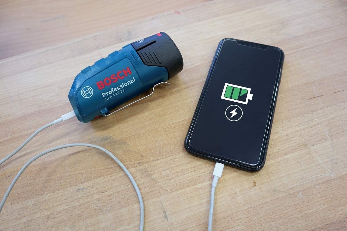 BOSCH Professional 12 V Sistem Akü USB Şarj Adaptörü Gaa 12V-21
