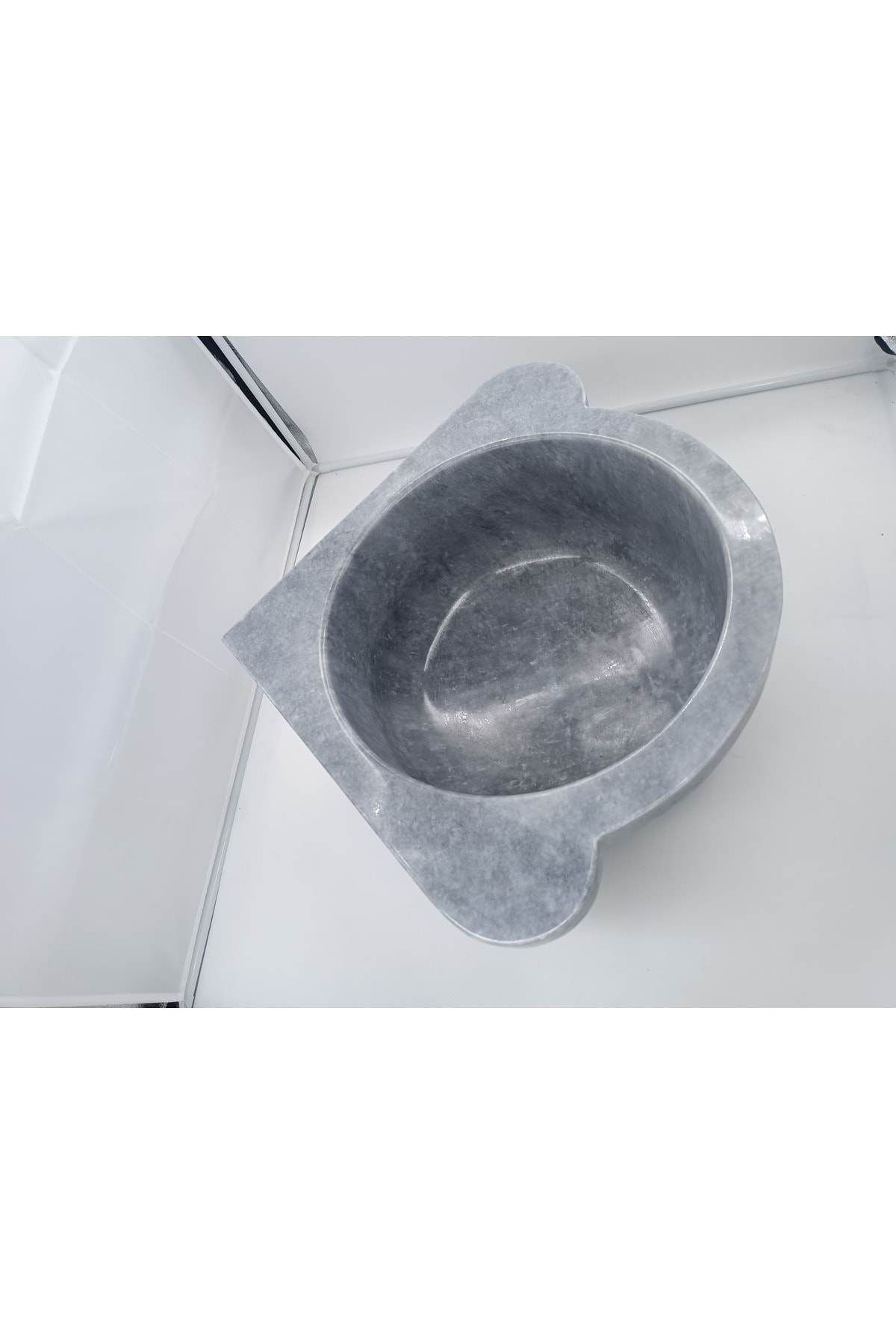 Gri Mermer köşe Kurna-hamam kurnası-banyo kurnası-ev hediyesi