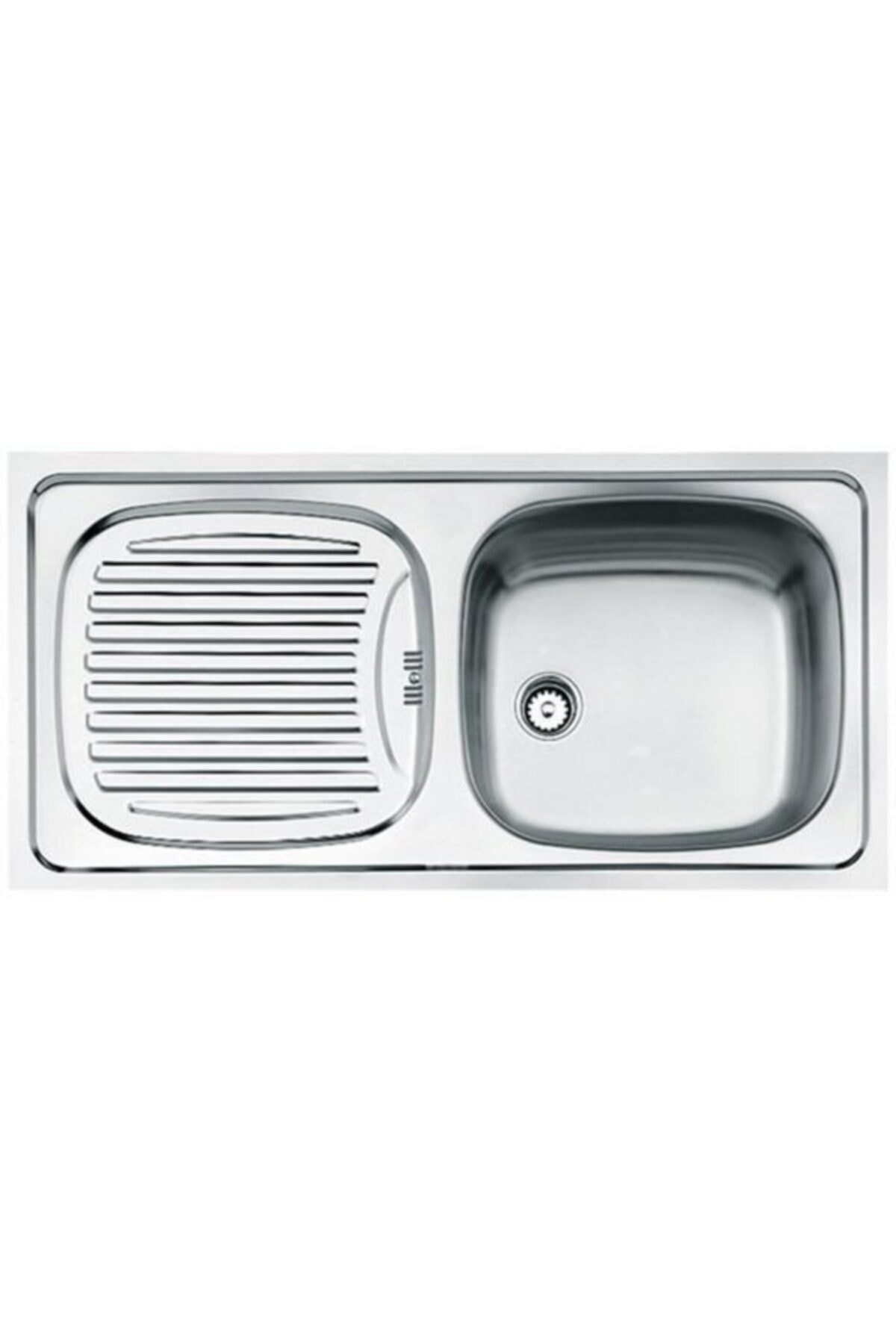 Ebm 45 Paslanmaz Çelik Tek Gözlü Sol Damlalıklı Eviye (PA350N1202)