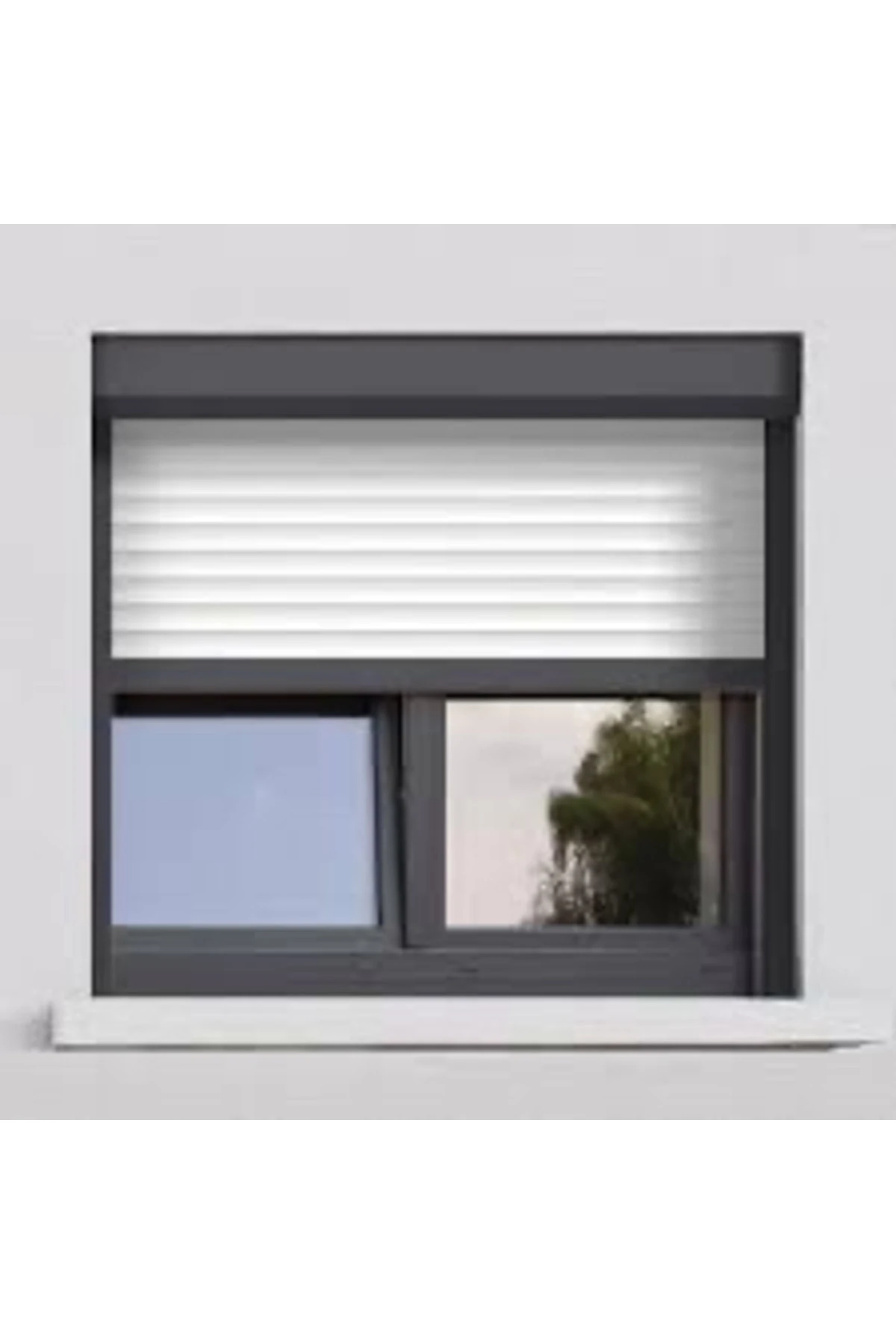 Rollina Beyaz Tek Düğme Jaluzi Kumanda Anahtarı