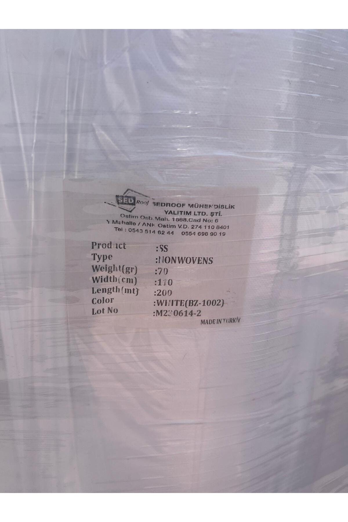 OZKUVVET Buhar Dengeleyici Çatı Cephe Örtüsü 70 gram ( 220 M2/rulo 1.1 Mt X 200 Mt )