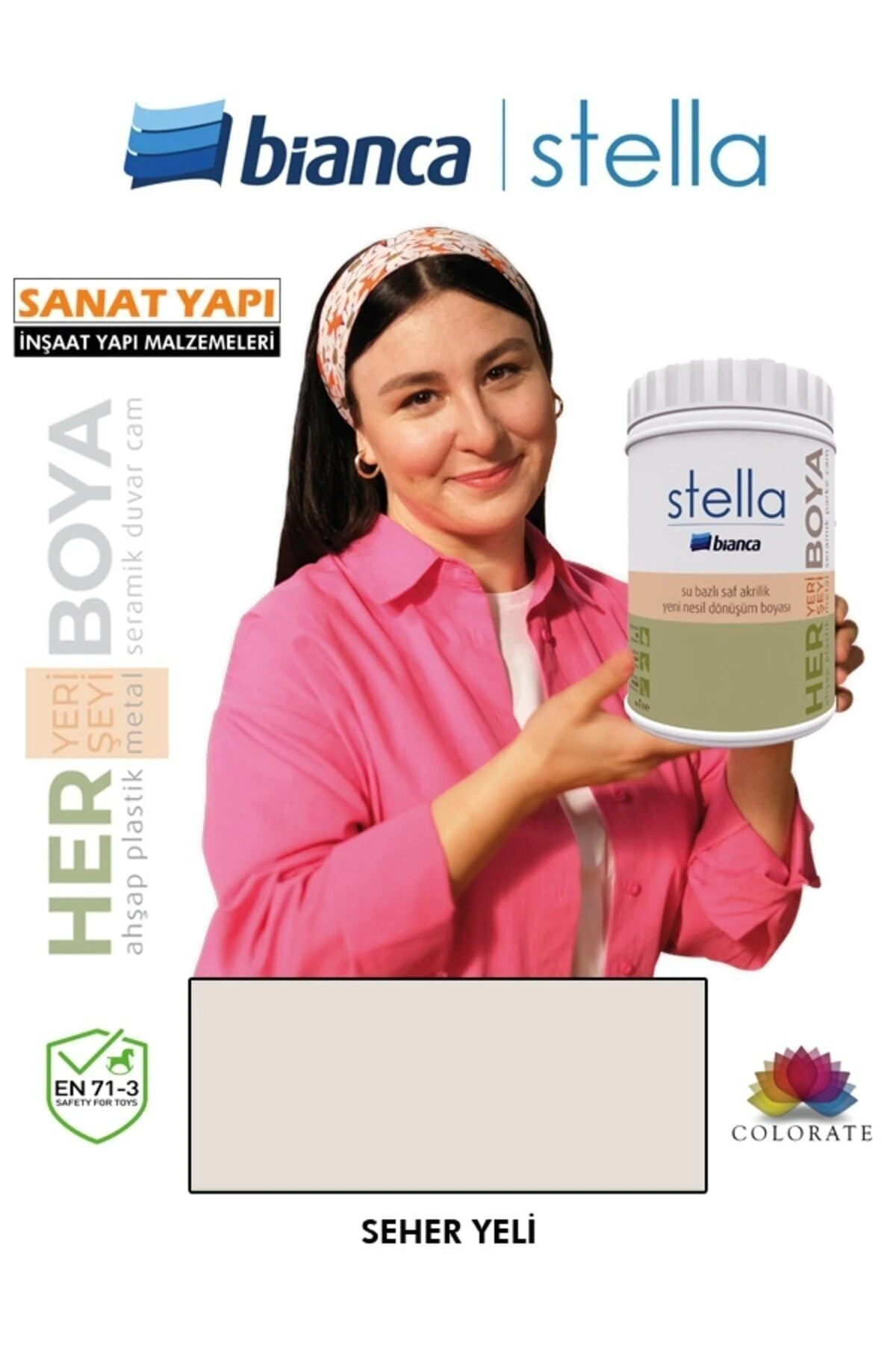 Stella Su Bazlı Akrilik Boya Seher Yeli