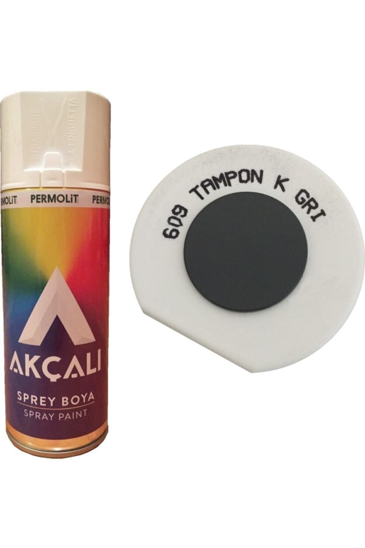 609 400ml Tampon Koyu Gri Sprey Boya