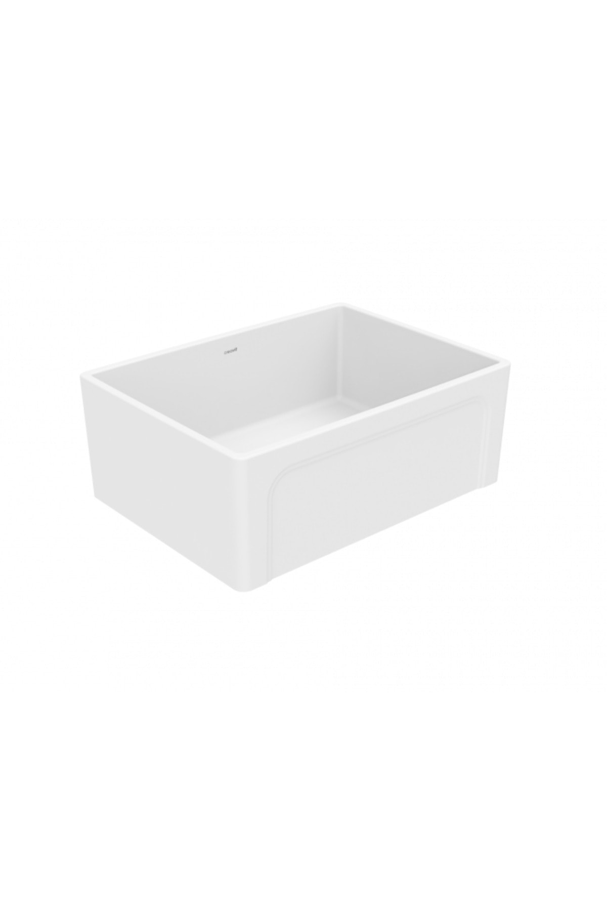 Es061 Esse Seramik Mutfak Eviyesi 60 Cm Parlak Beyaz