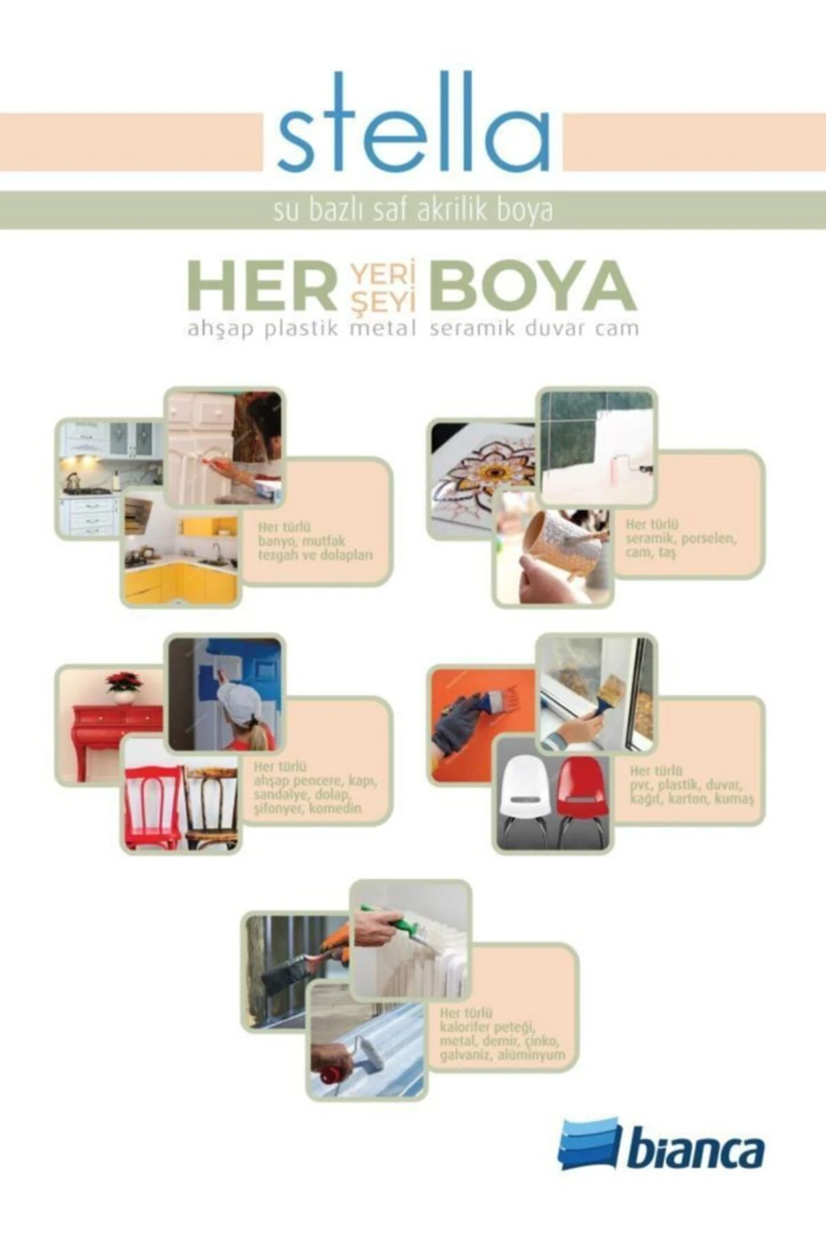 3022 Krater Su Bazlı Saf Akrilik Boya 0.50lt