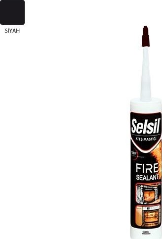 Ateş Mastiği Siyah 300 ml 1500 Dereceye Dayanıklı