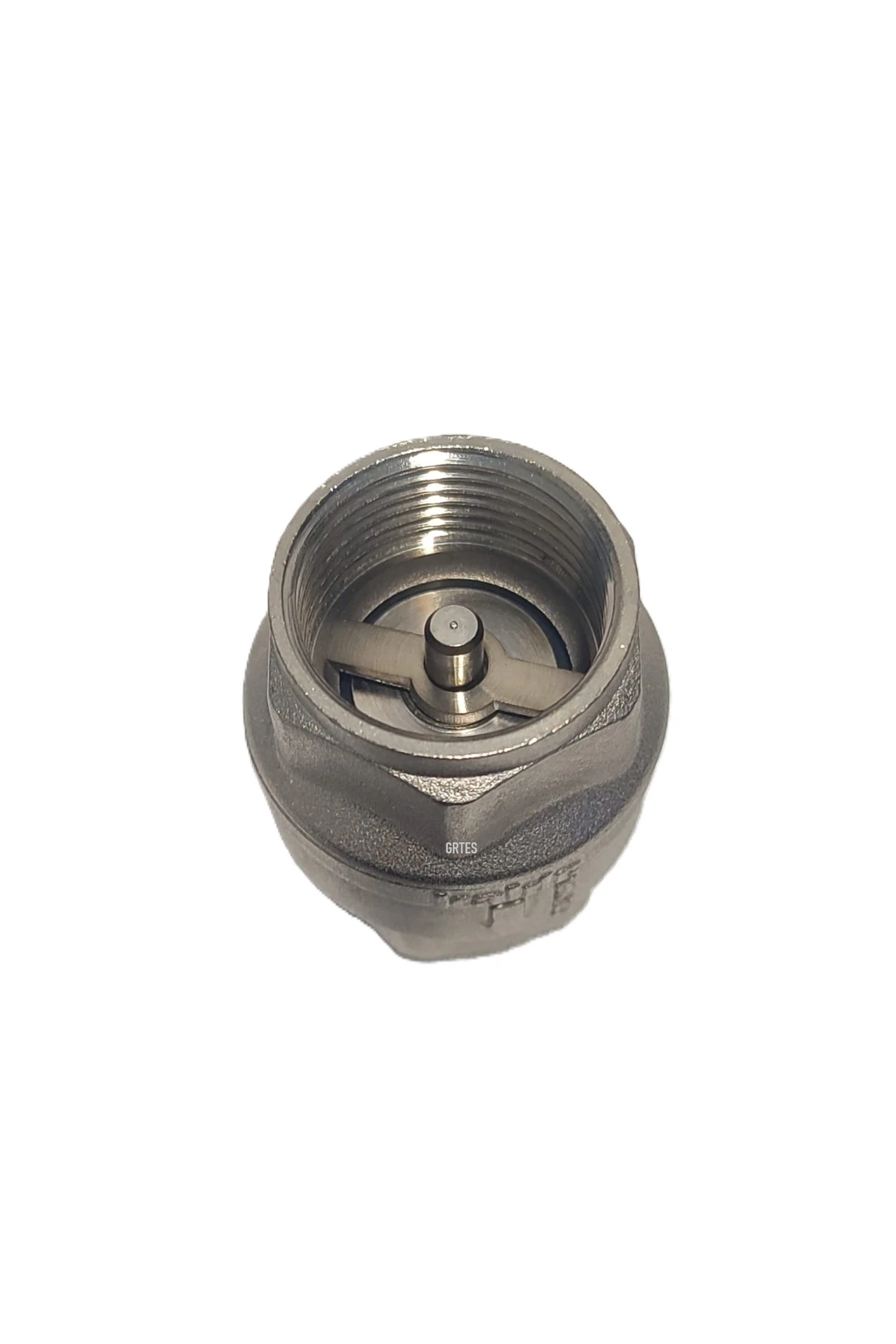 (2'li Paket) 3/4" Dn20 Sarı/Krom Dik Çekvalf - Vertical Check Valve